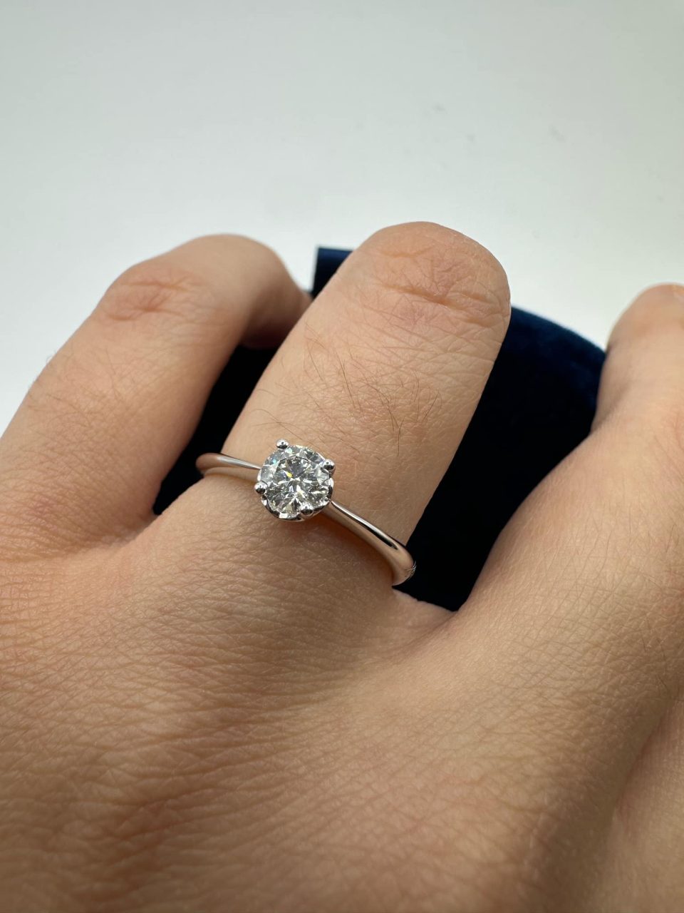 Anello Solitario Recarlo Anniversary CT 0.40
