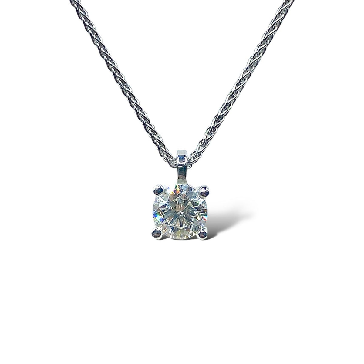 Collana Punto Luce Crivelli con Diamante Ct 0.81