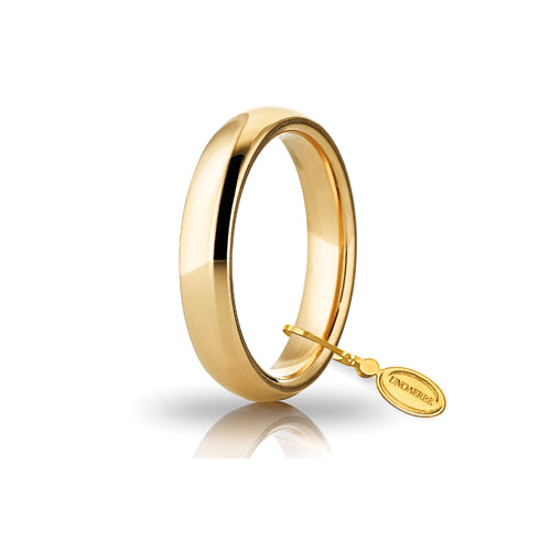 Fede Unoaerre Comoda 4mm in Oro 18KT 18KT