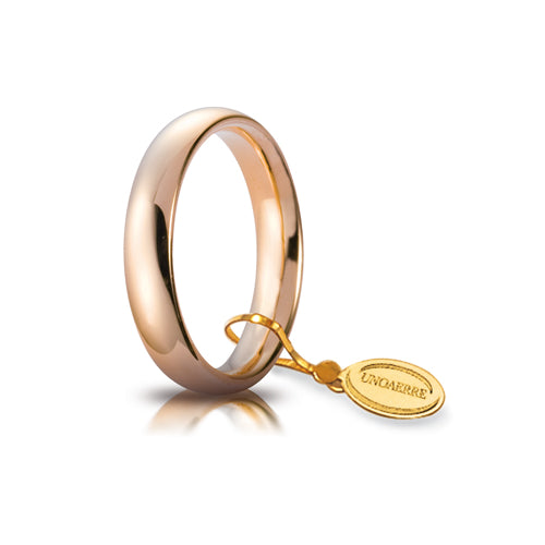 Fede Unoaerre Comoda 4mm in Oro 18KT 18KT