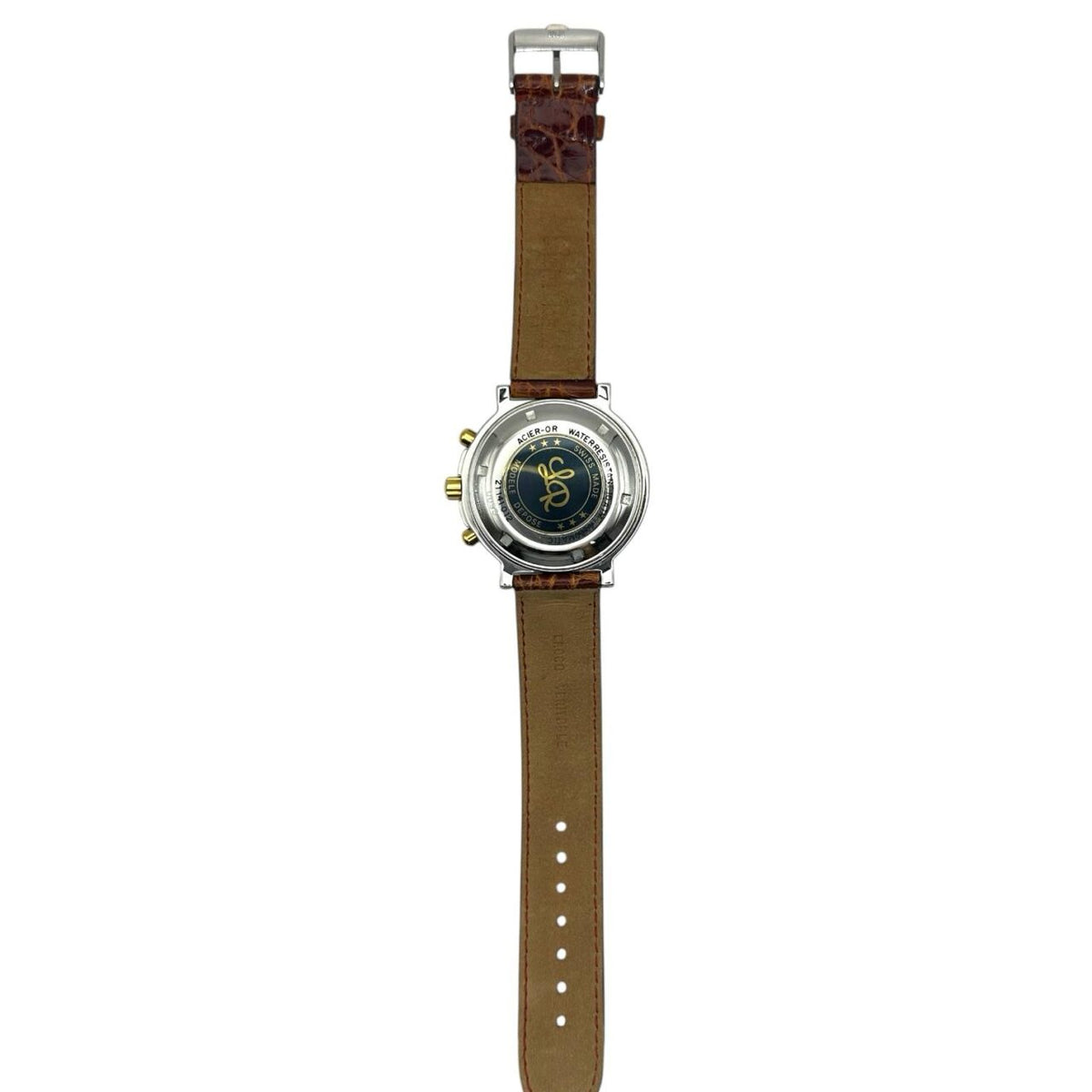 Orologio Uomo Lucien Rochat in Acciaio e Oro 18KT con Fasi Lunari