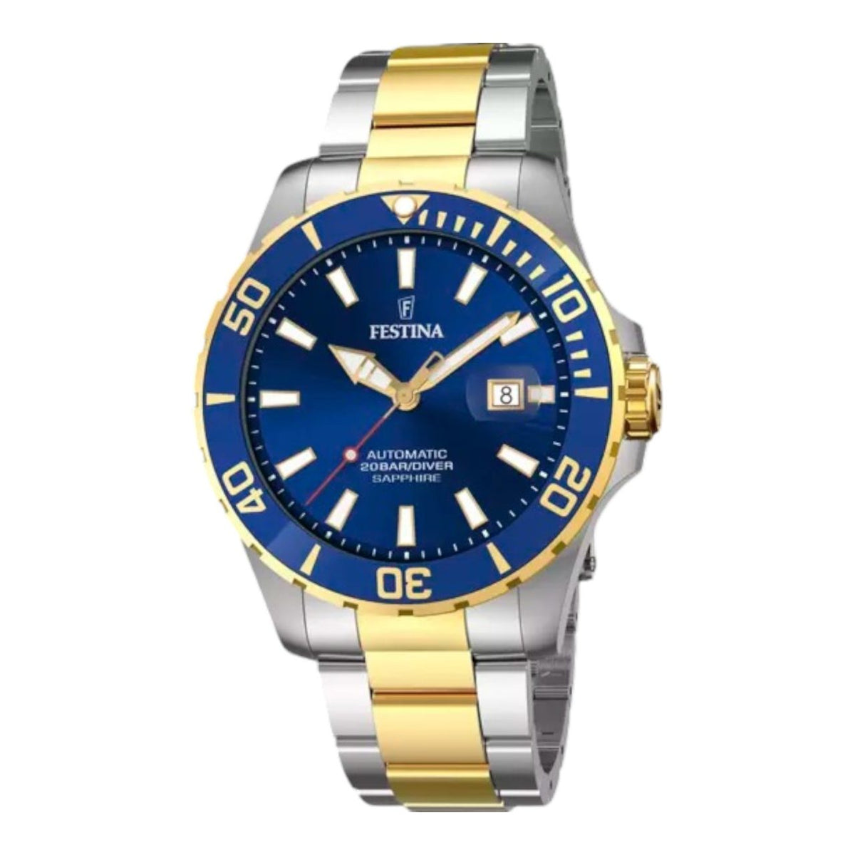 Orologio Uomo Festina Bicolore Dorato Automatico