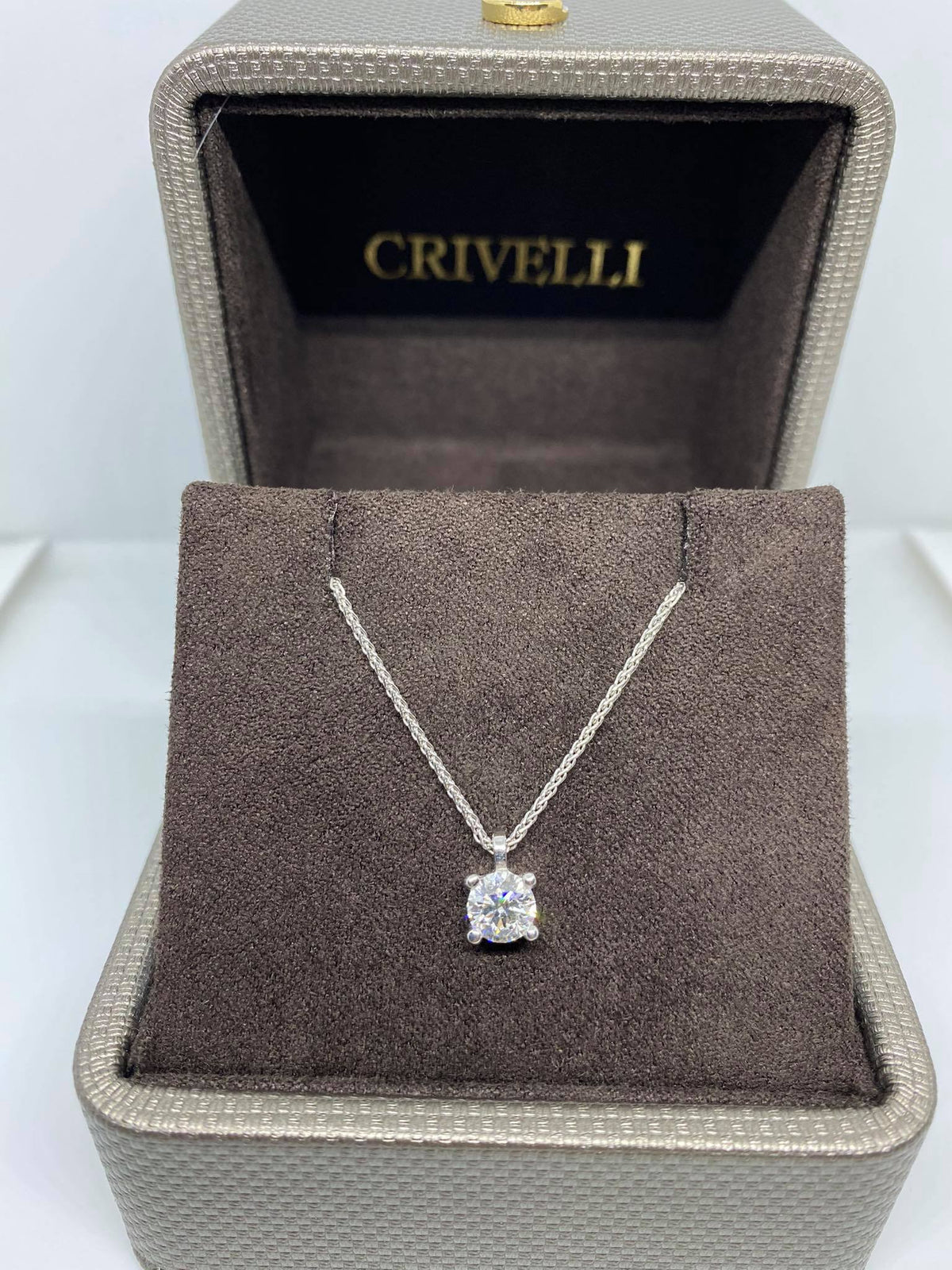 Collana Punto Luce Crivelli con Diamante Ct 0.81