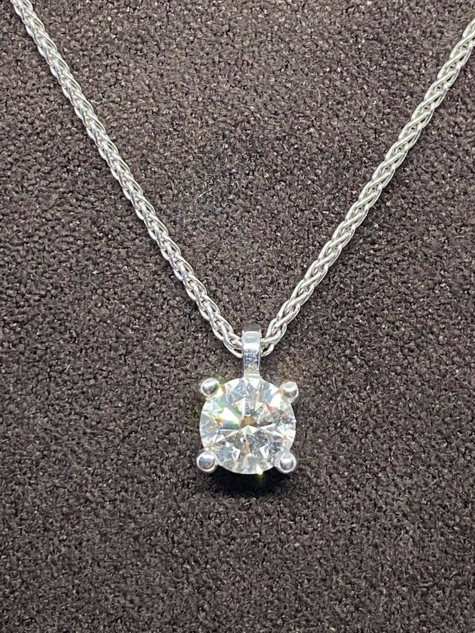 Collana Punto Luce Crivelli con Diamante Ct 0.81