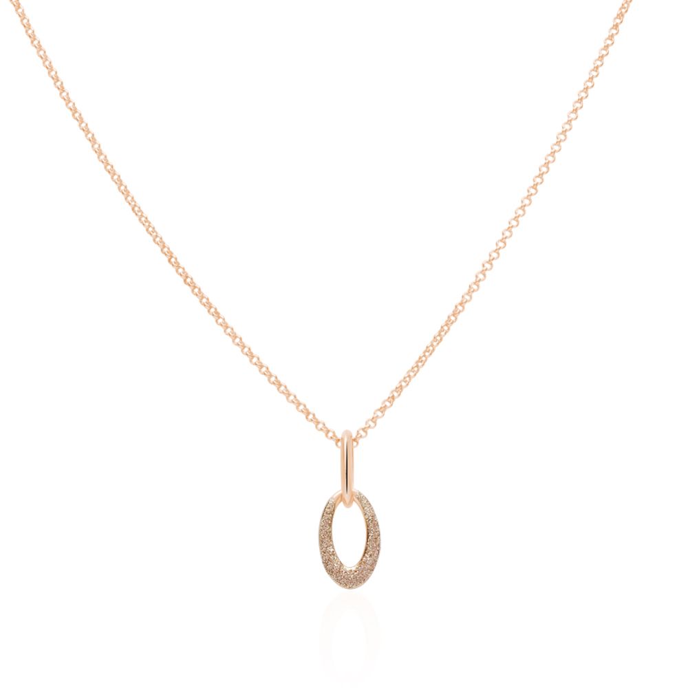 Collana Stroili in ottone bronzato e glitter bronzo