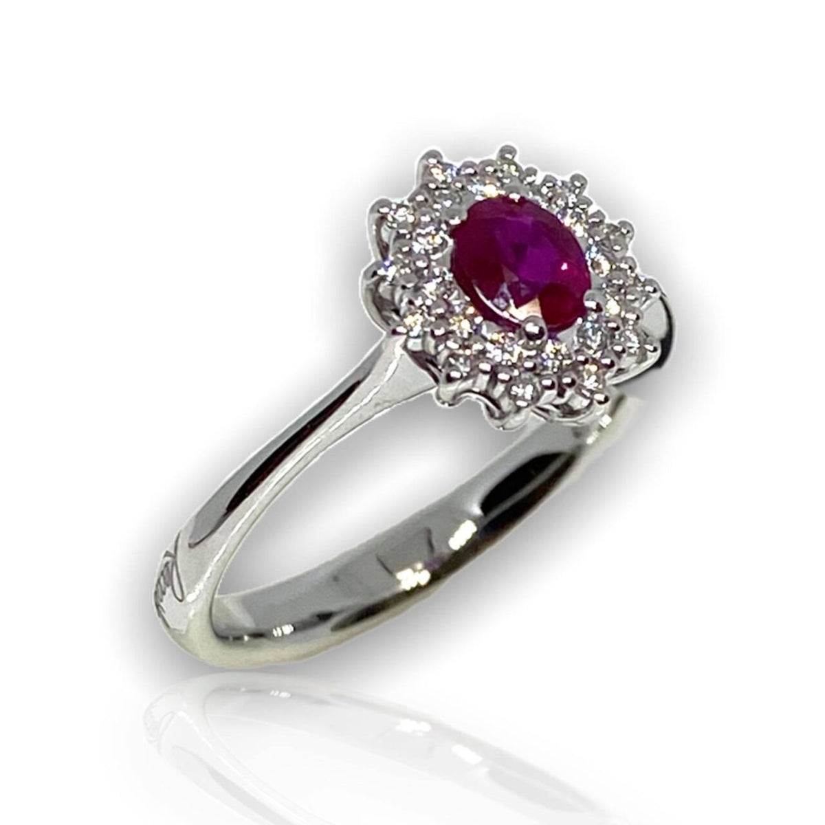 Anello Donna Recarlo con Rubino e Diamanti