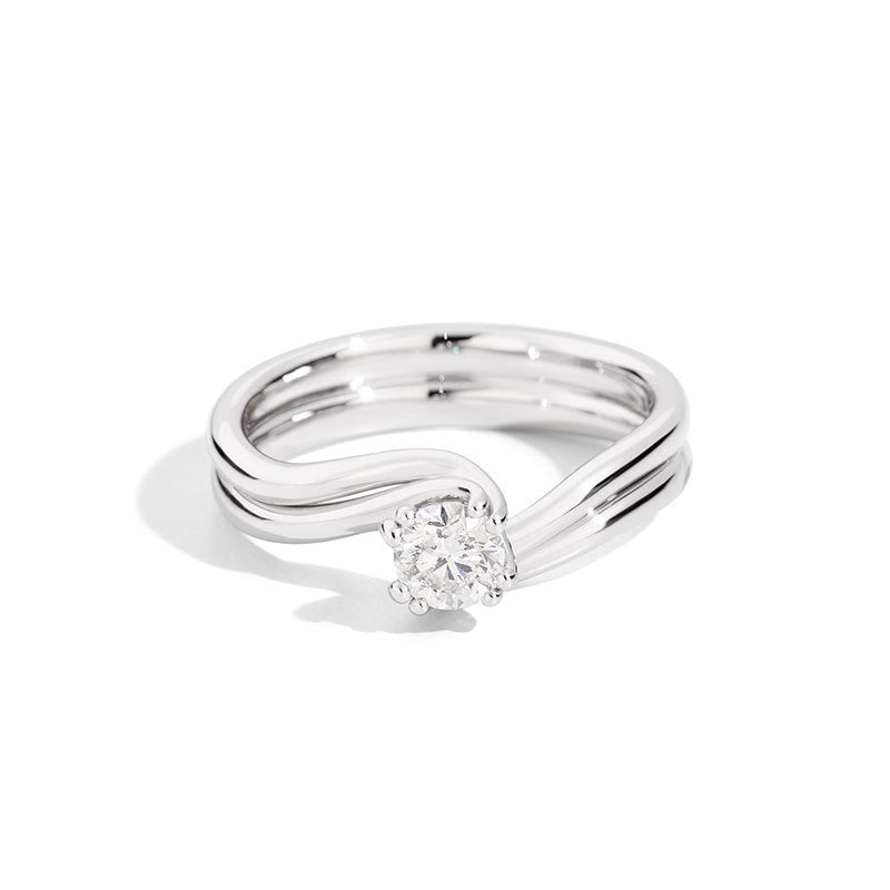 Anello Recarlo Salitario Isabella Ct 0.41