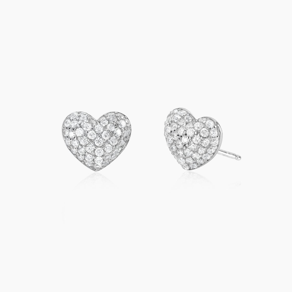 Orecchini Donna Mabina in Argento con Cuore