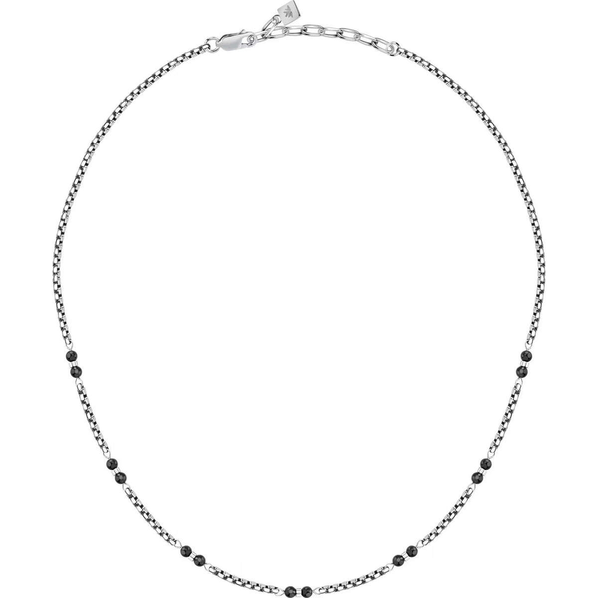 Collana Uomo Morellato Terra in Acciaio e Onice