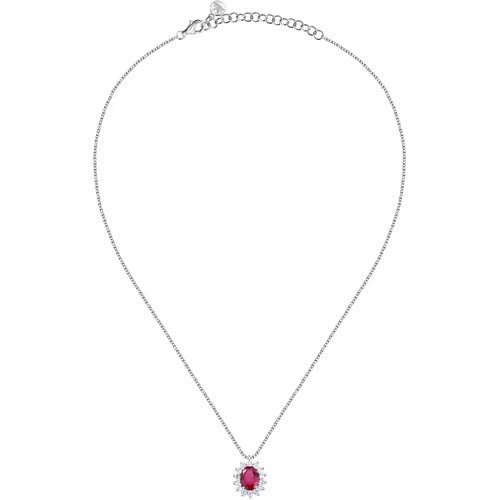 Collana Donna Morellato in Argento con Zircone Rosso Tesori