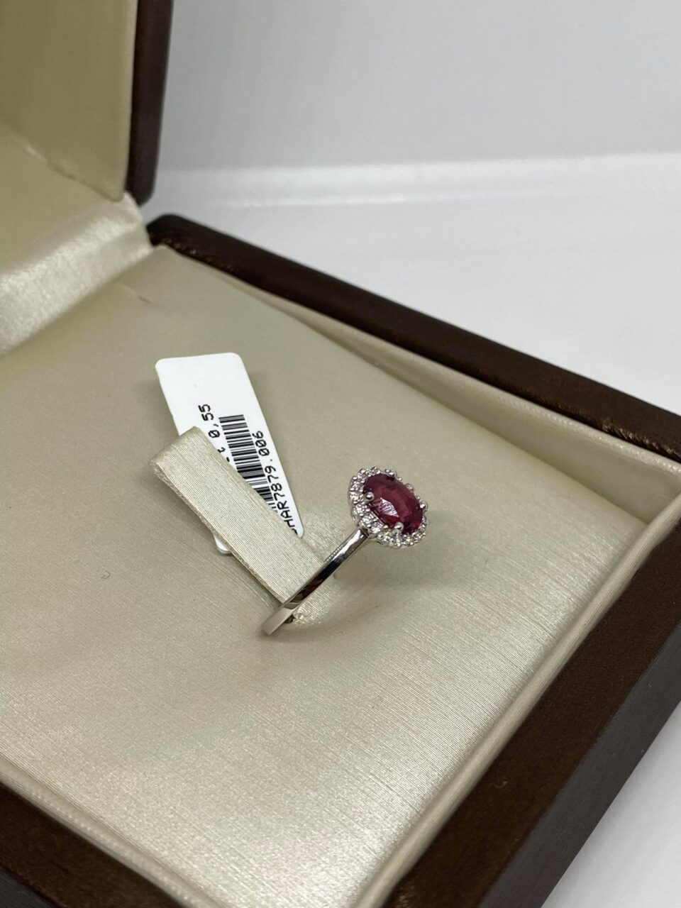 Anello Donna Oro 18KT con Rubino Ct 0.55