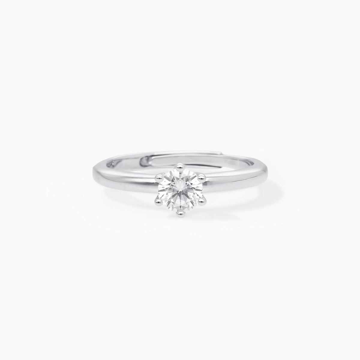 Anello Solitario Donna Mabina in Argento e Zircone