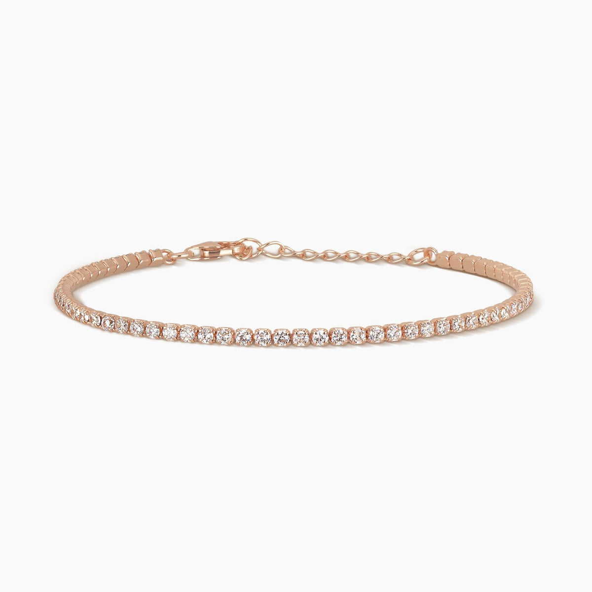 Bracciale Tennis Mabina da Donna in Argento Rosè con Zirconi