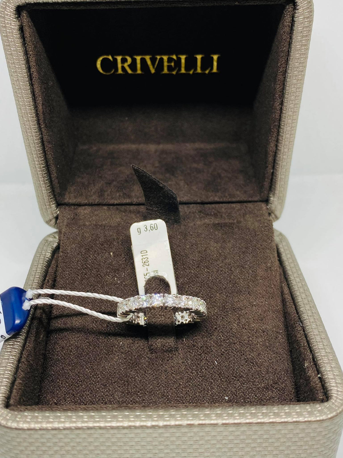 Anello Crivelli Veretta Girodito in Oro 18KT e Diamanti Ct 1.97