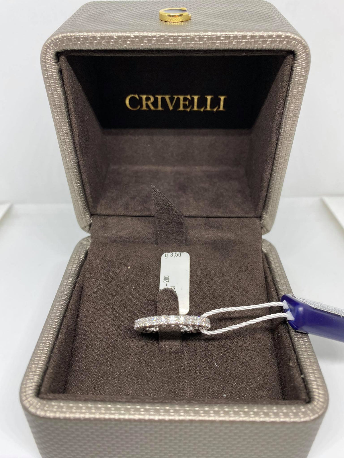 Anello Crivelli Veretta Girodito in Oro 18KT 18KT e Diamanti Ct 0.91