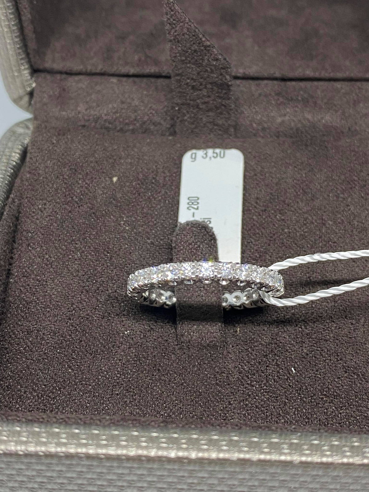 Anello Crivelli Veretta Girodito in Oro 18KT 18KT e Diamanti Ct 0.91