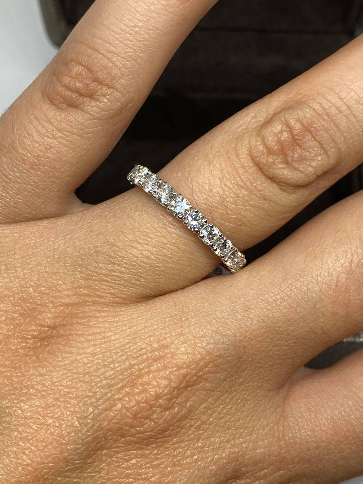 Anello Veretta Girodito Crivelli Oro 18KT 18KT e Diamanti Ct 1.97 G SI