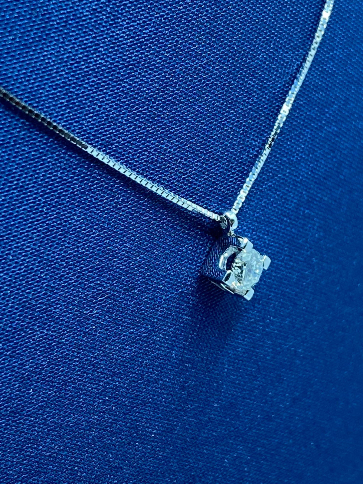 Collana Recarlo Punto Luce Maria Teresa con Diamante Ct 0.29