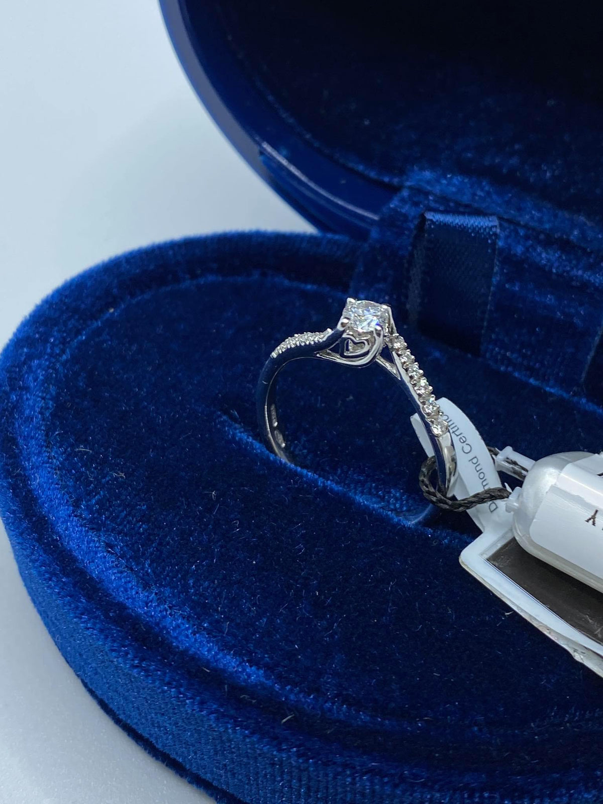 Anello Recarlo Solitario Anniversary con Diamanti Ct 0.29