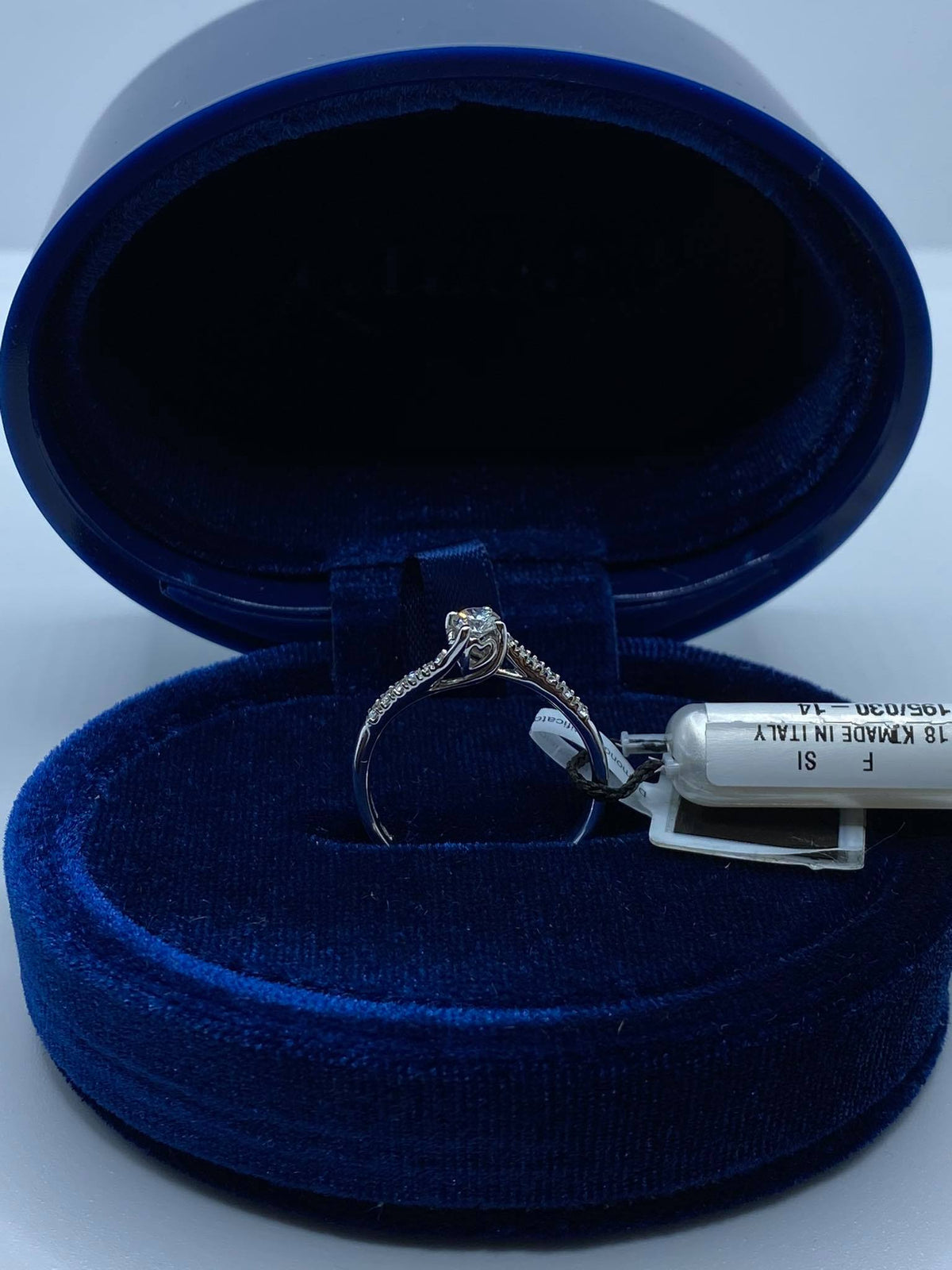 Anello Recarlo Solitario Anniversary con Diamanti Ct 0.29