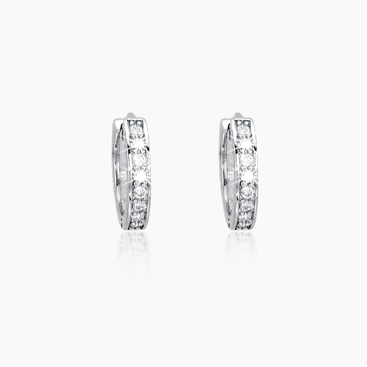 Orecchini a Cerchio Donna Mabina in Argento