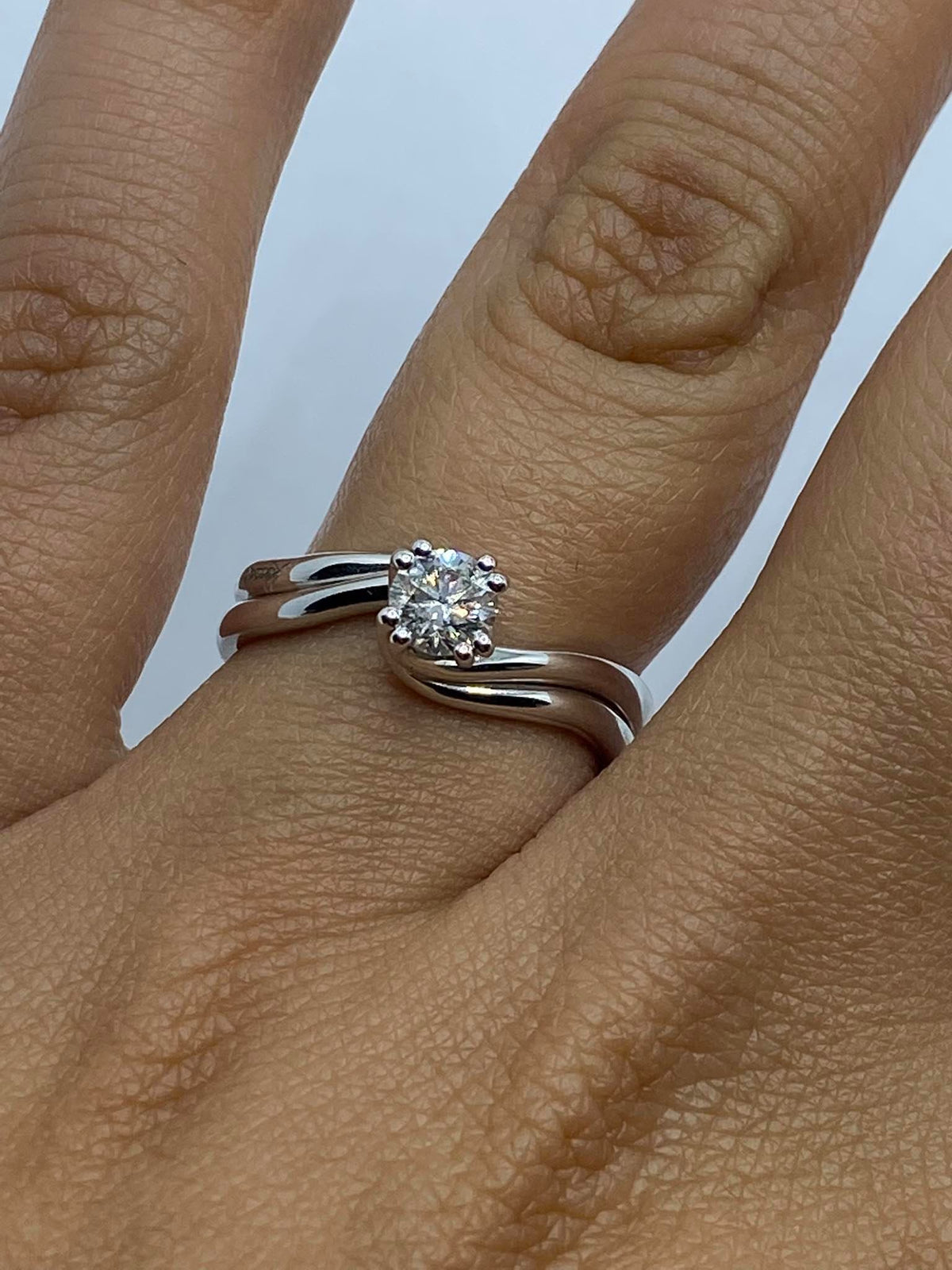 Anello Recarlo Salitario Isabella Ct 0.41