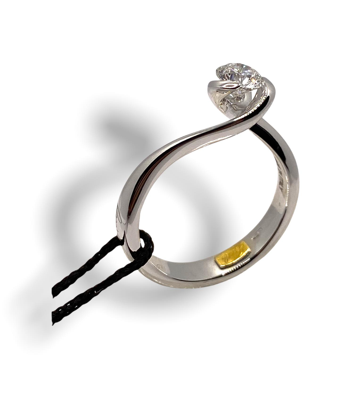 Anello Solitario Recarlo con Diamante Ct 0.51