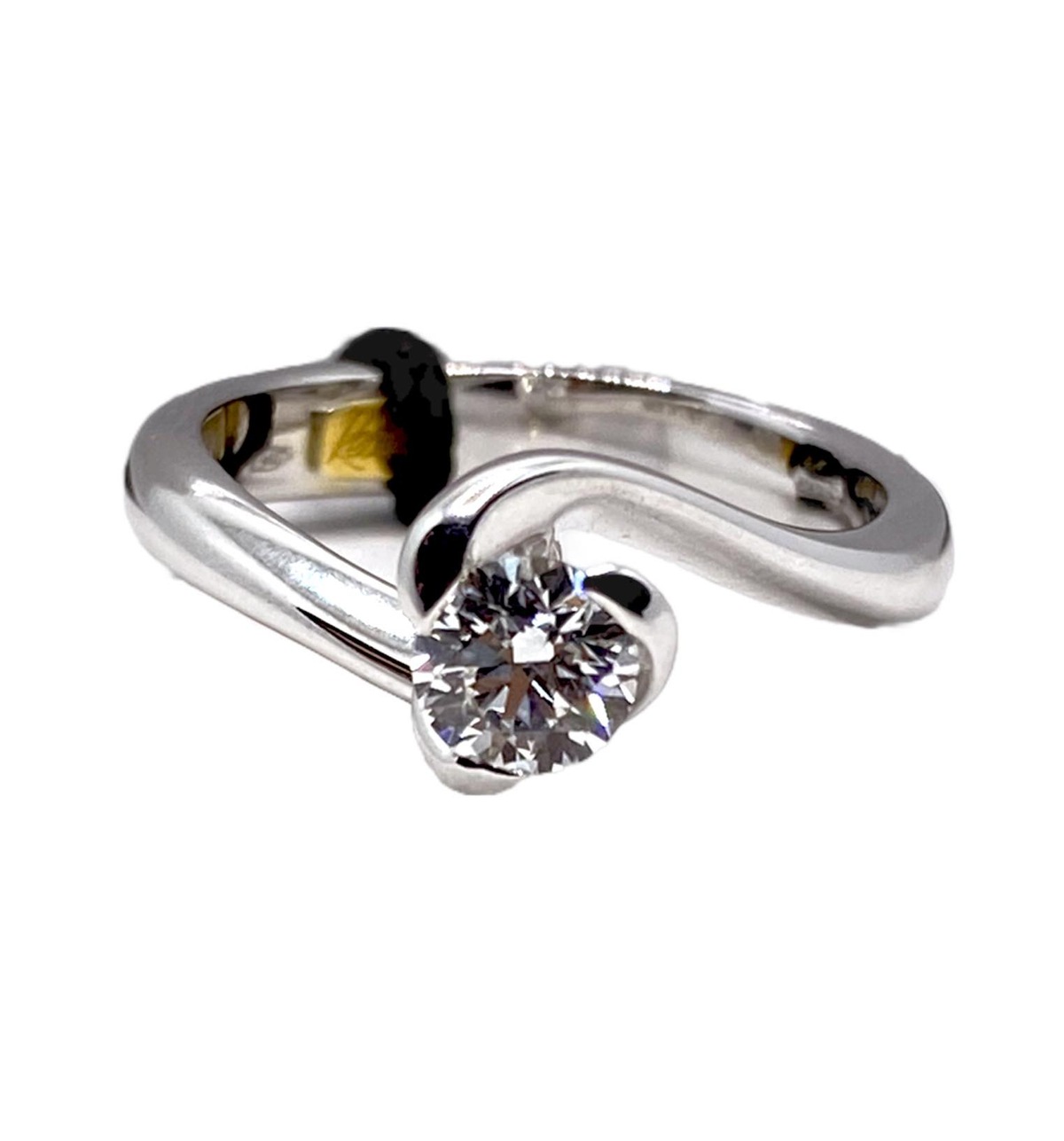 Anello Solitario Recarlo con Diamante Ct 0.51