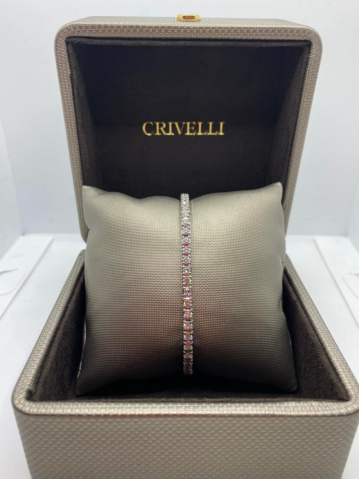 Tennis Crivelli in Oro 18KT 18KT e Diamanti Ct 4.00
