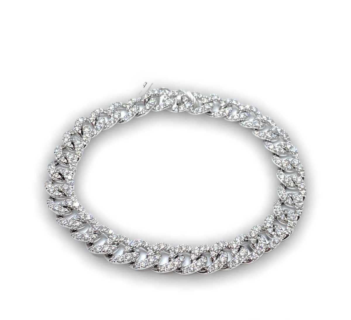 Bracciale Groumette Crivelli in Oro 18KT 18KT e Diamanti Ct 3.40