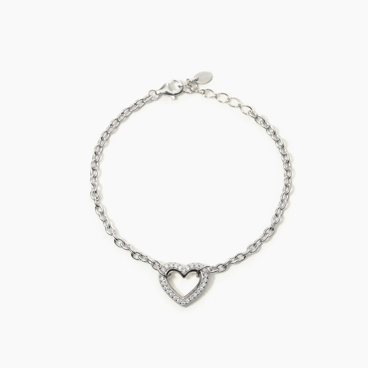 Bracciale Donna Mabina con Cuore in Argento