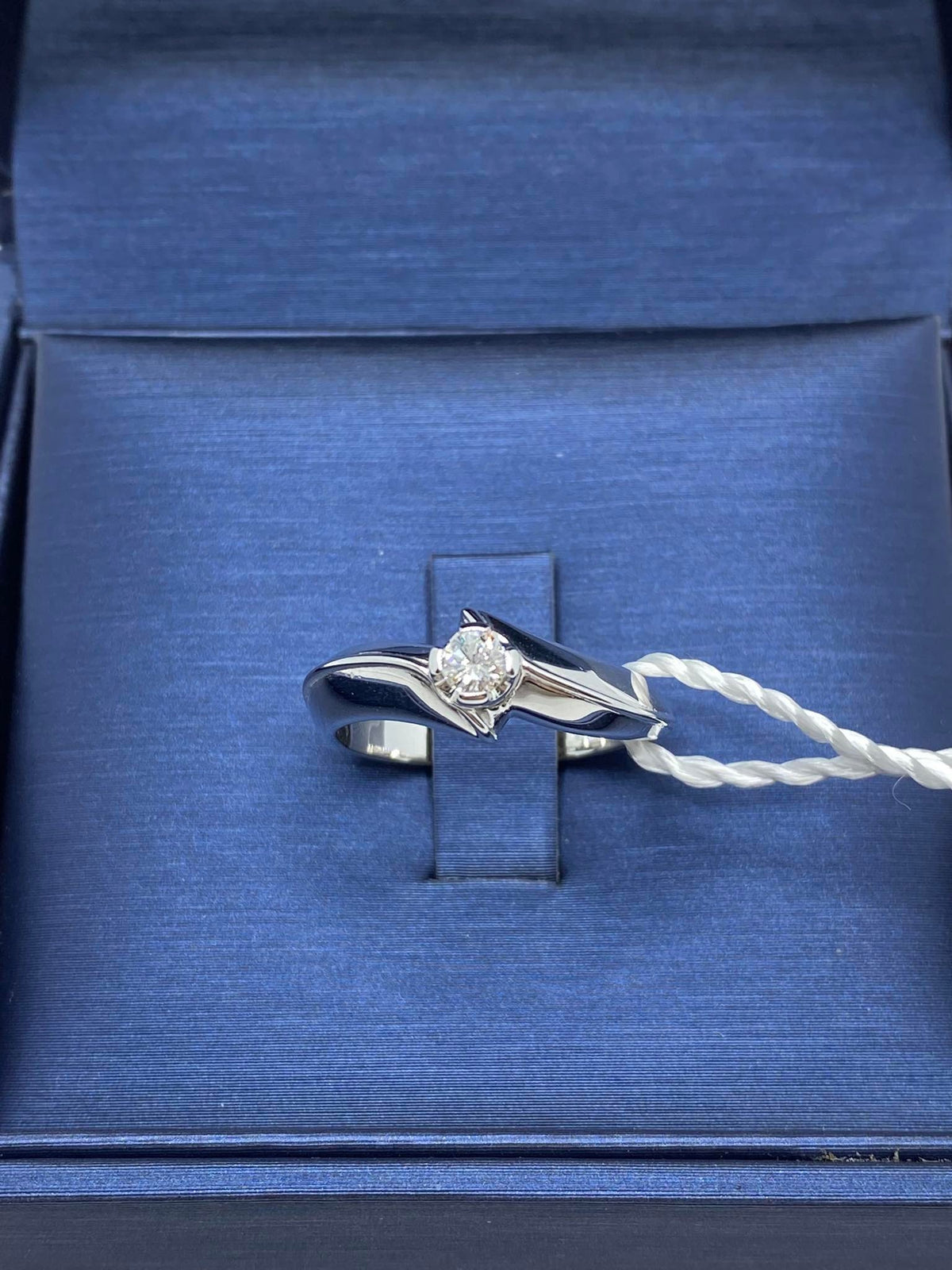 Anello Donna Solitario Gianni Carità in Oro 18KT 18KT con Diamante Ct. 0.14