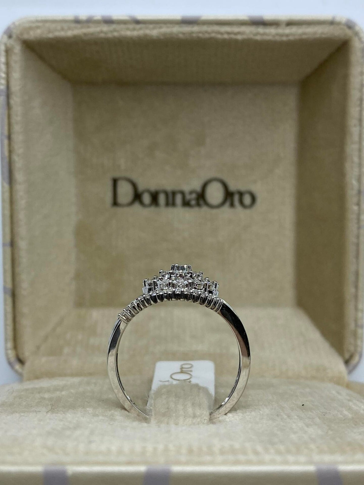 Anello Fantasia Donna Oro 18KT con Diamanti Ct. 0.23