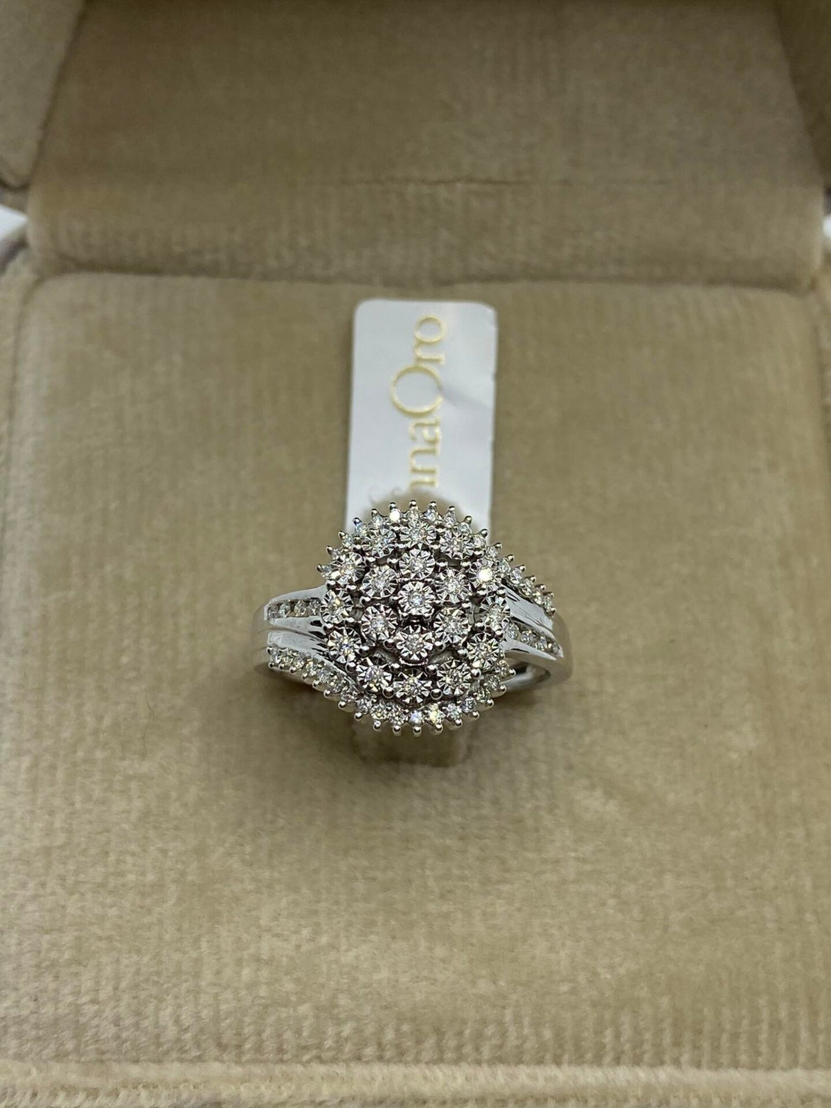 Anello Fantasia Donna Oro 18KT con Diamanti Ct. 0.23