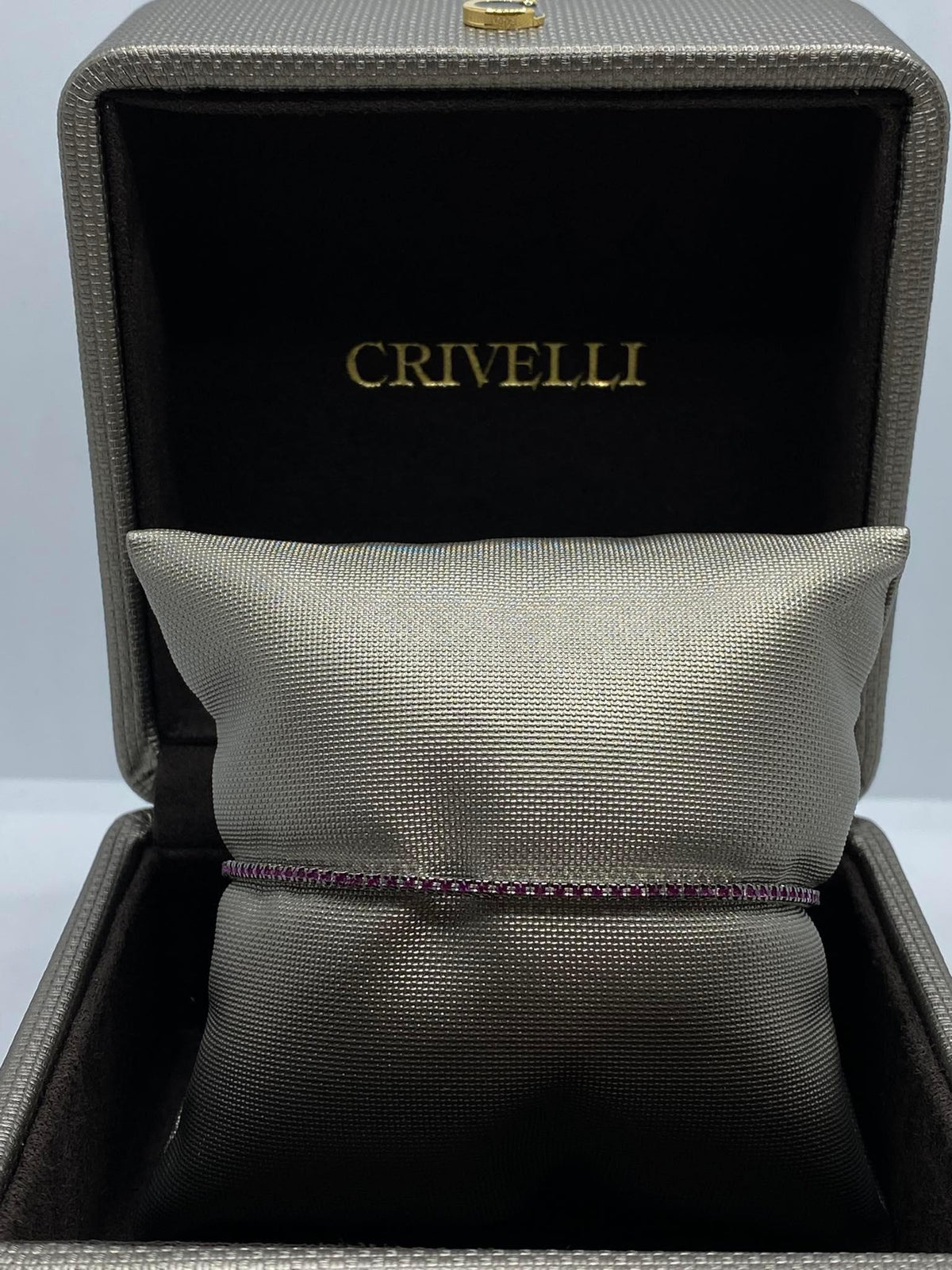 Bracciale Tennis Crivelli in Oro 18KT e Rubini Ct. 0.60