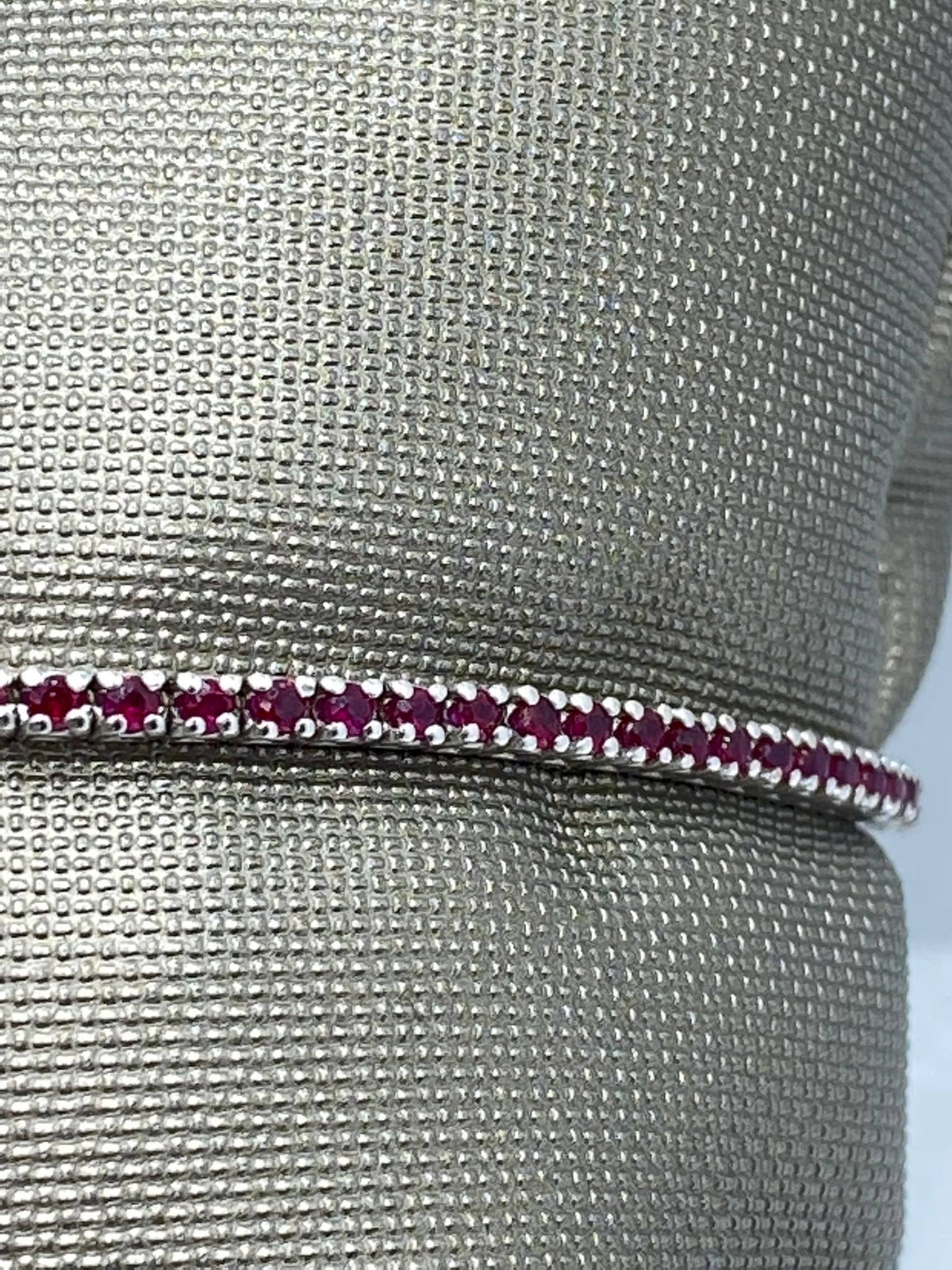 Bracciale Tennis PG Gioielli in Oro 18KT 18KT e Rubini Ct 1.68