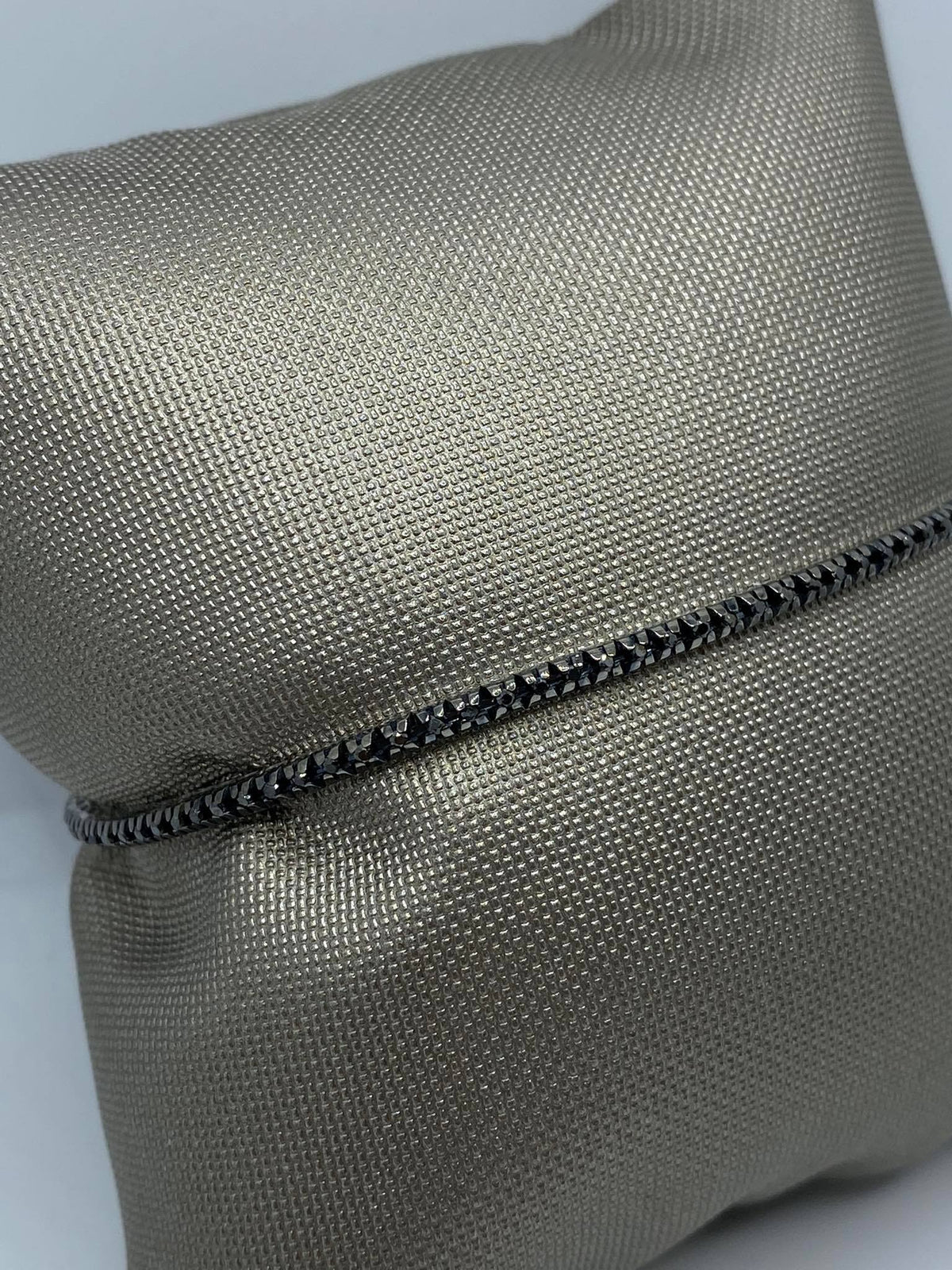 Bracciale Tennis PG Gioielli in Oro 18KT e Diamanti Neri Ct 0.50