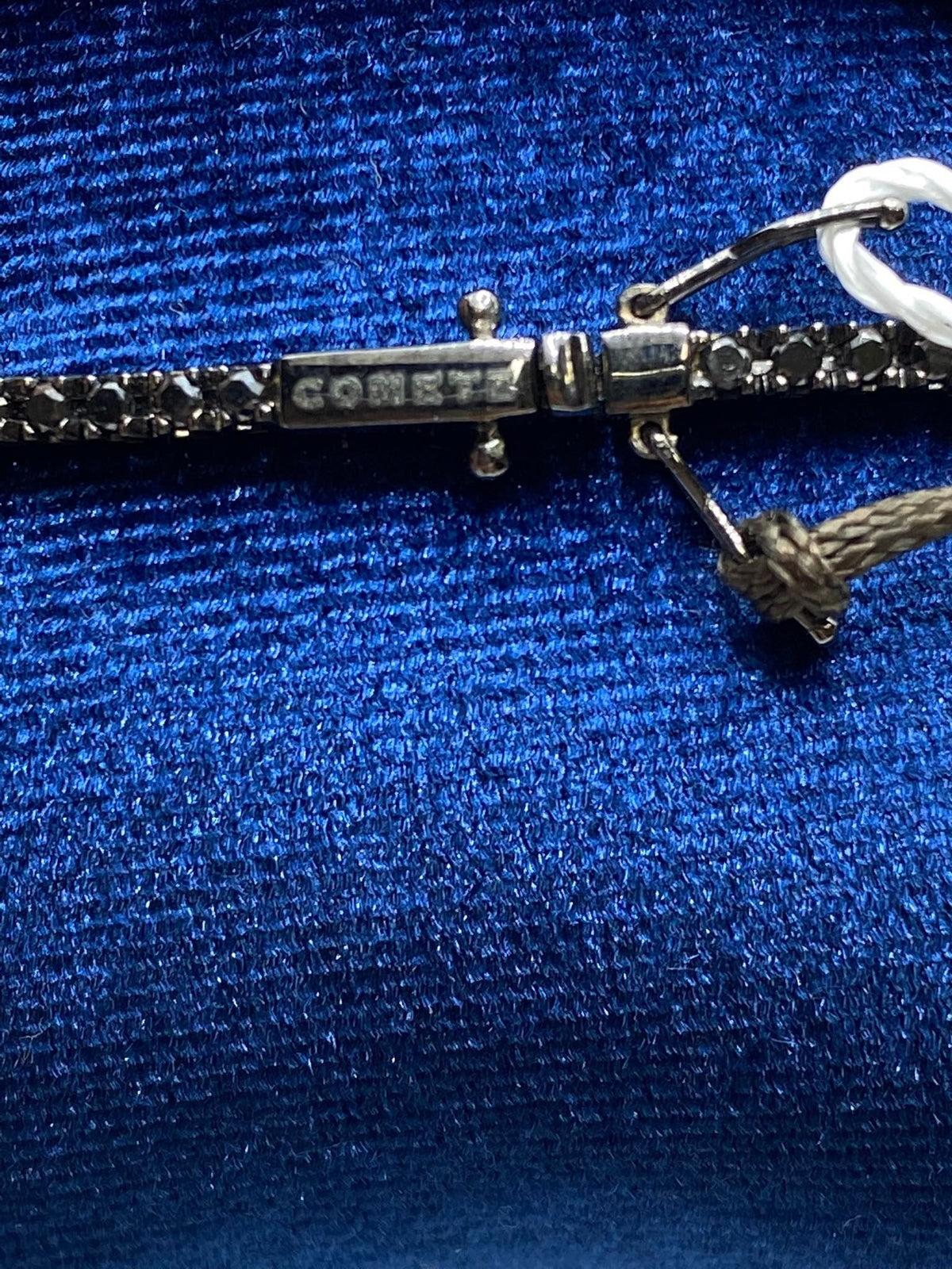 Bracciale Tennis Comete in Oro 18KT Nero e Diamanti Neri Ct. 1.80