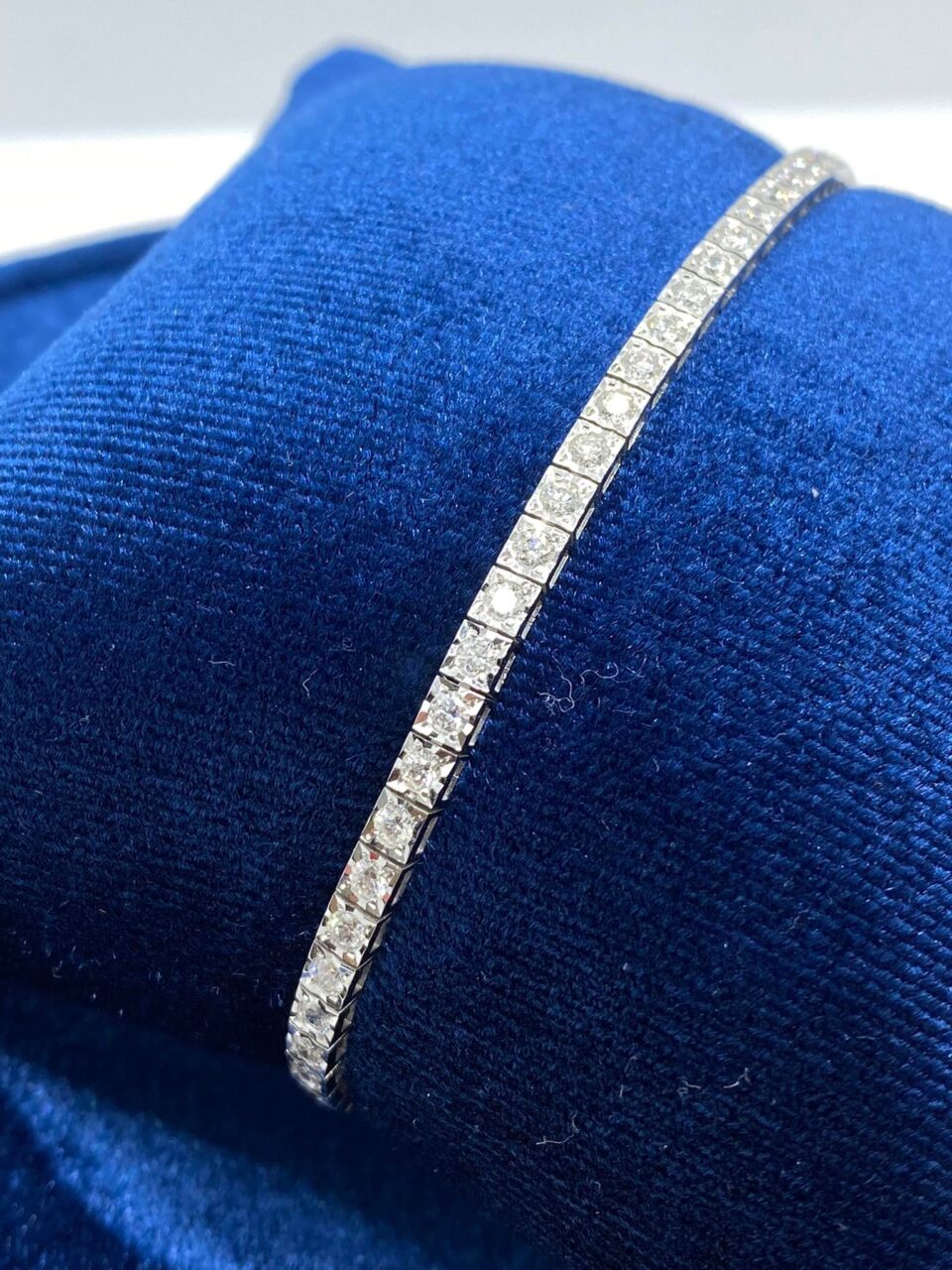 Bracciale Tennis Recarlo in Oro 18KT 18KT e Diamanti Ct. 1.60