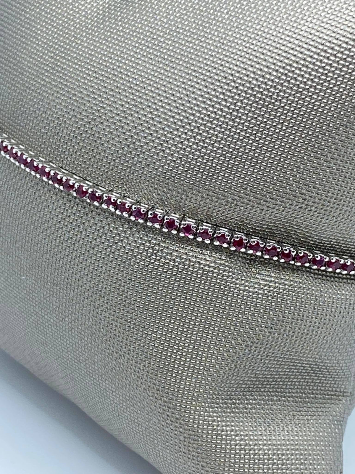 Bracciale Tennis PG Gioielli in Oro 18KT 18KT e Rubini Ct 1.68