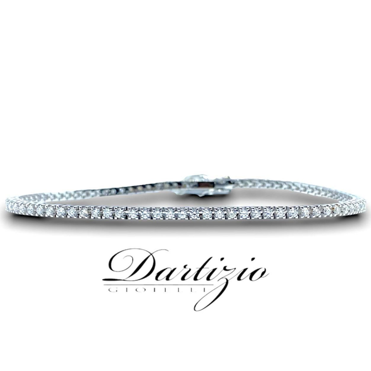 Bracciali Tennis in Oro 18KT 18KT e Diamanti Ct. 2.16
