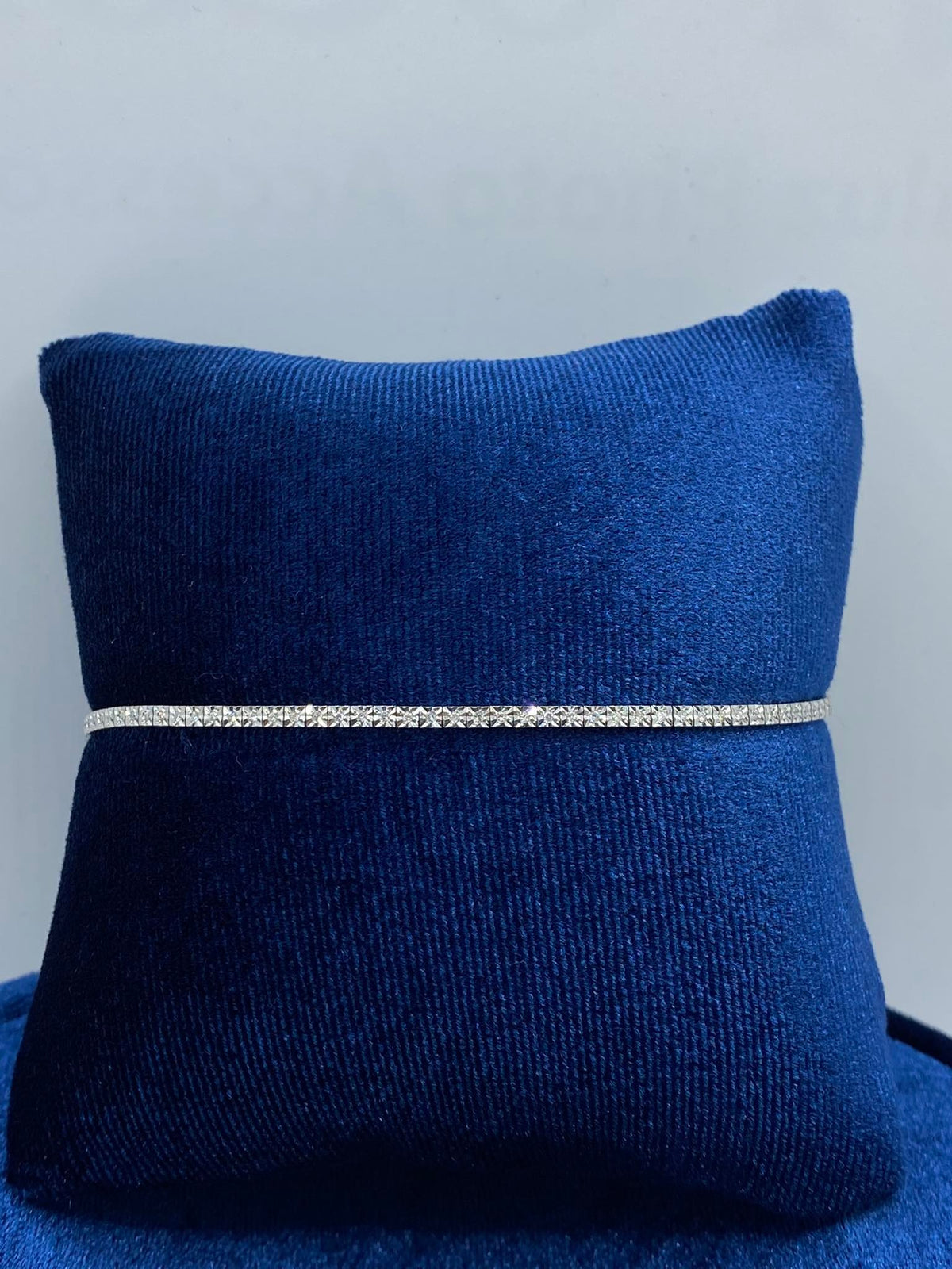 Bracciale Tennis Recarlo Facecube in Oro 18KT e Diamanti Ct 0.30