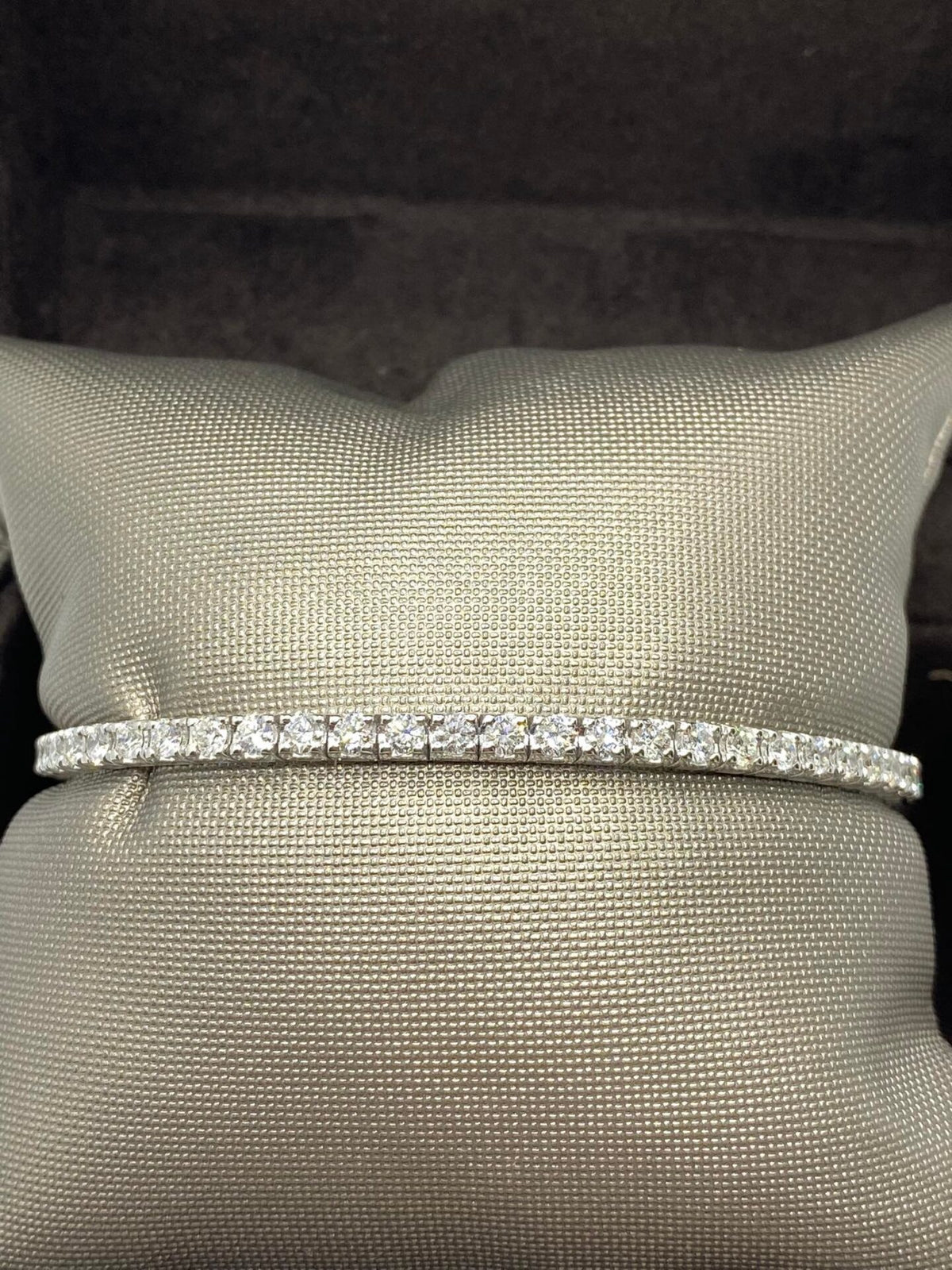 Bracciale Tennis Crivelli in Oro 18KT 18KT e Diamanti Ct 3,25