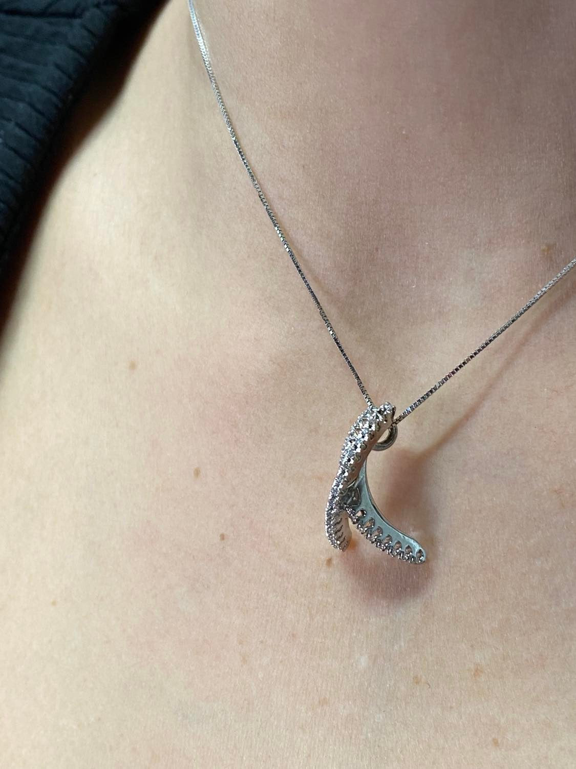 Collana Fantasia in Oro 18KT 18KT con Diamanti Ct. 0.21