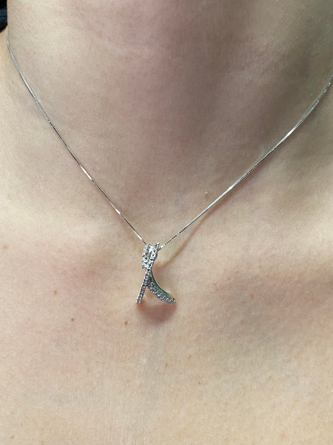 Collana Fantasia in Oro 18KT 18KT con Diamanti Ct. 0.21