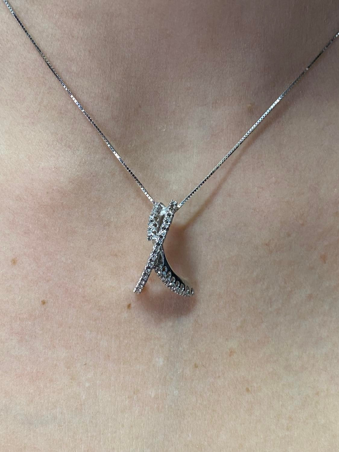 Collana Fantasia in Oro 18KT 18KT con Diamanti Ct. 0.21