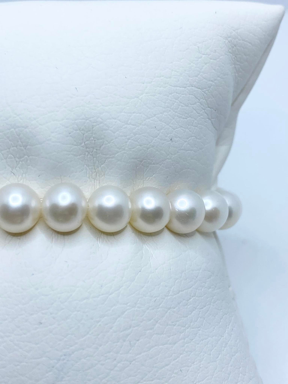 Bracciale Donna Oro 18KT con Perle Naturali mm 7-7,5