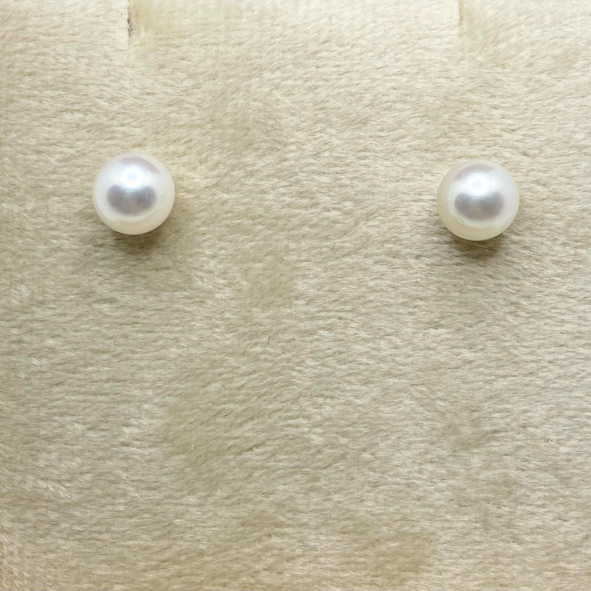 Orecchini Donna Oro 18KT con Perle Naturali mm 7,5-8