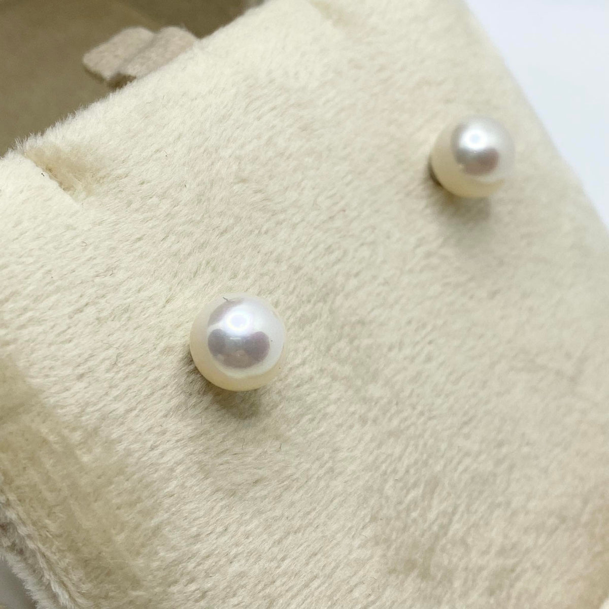 Orecchini Donna Oro 18KT con Perle Naturali mm 7-7,5
