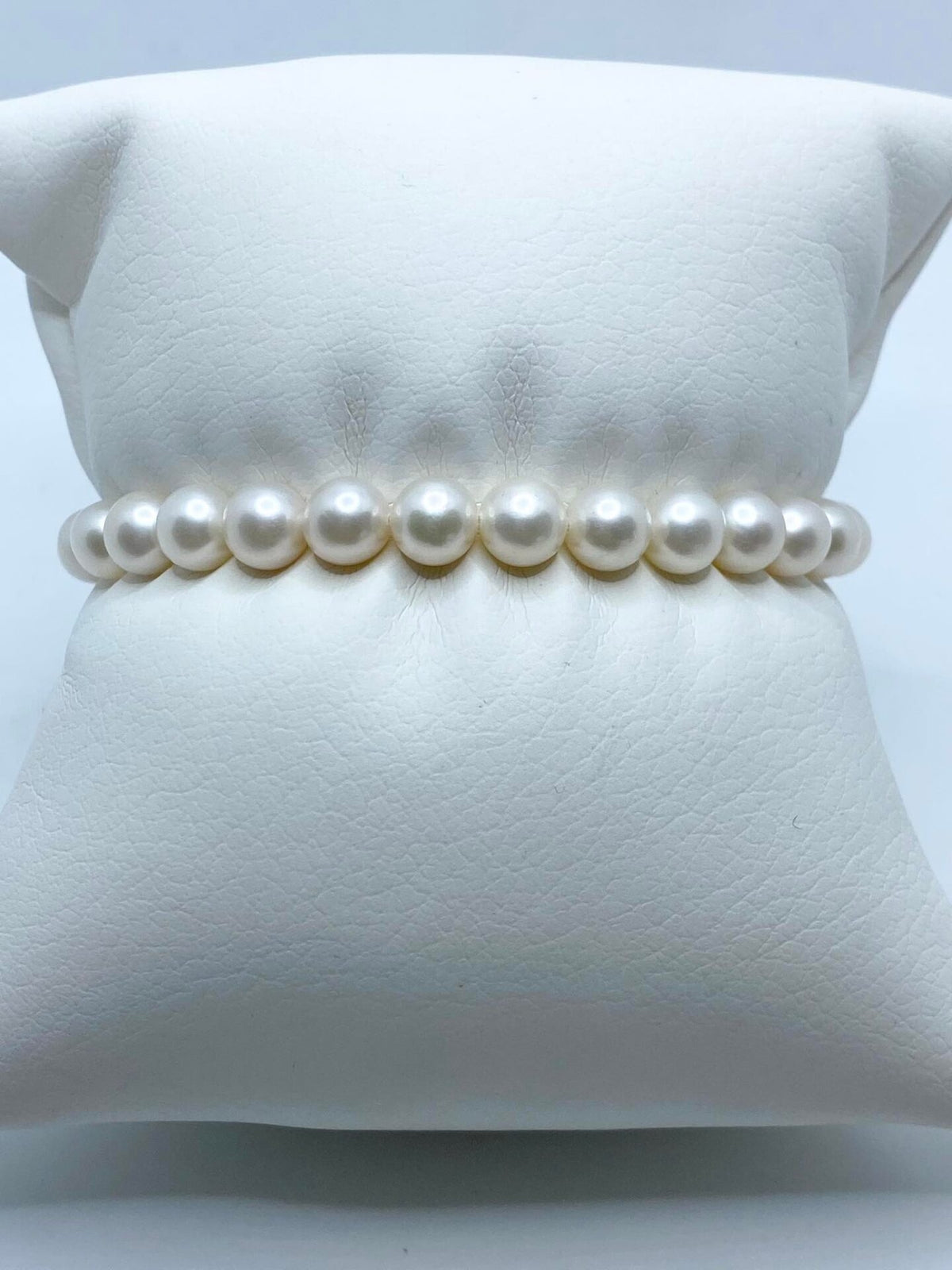 Bracciale Donna Oro 18KT con Perle Naturali mm 6-6,5